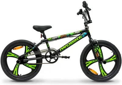 Produktbild von IwoBike Graffivy BMX Fahrrad 20 Zoll für Jugendliche mit 360° Rotor und Pegs