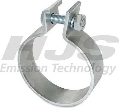 Image de HJS 83 00 8720 Collier d'échappement Collier à bande Ø75,5 mm pour BMW 3 Touring (E91) 3 Berline (E90) 5 Touring (F11) 5 Berline (E60) 5 Berline (F10) X3
