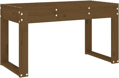 Imagen del producto de Banco de jardín, 80x38x45 cm, pino macizo, color miel