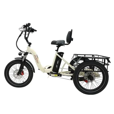 Productafbeelding van ONESPORT OT30 Driewieler E-bike - 48V13AH Accu 20-inch Banden Hydraulische Schijfremmen - Wit