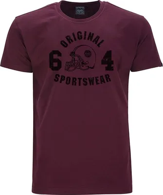 Produktbild von Übergrößen T-Shirt Original Sportswear schwarz AHORN SPORTSWEAR Maroon Red 10XL