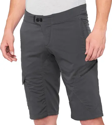 Produktbild von 100% Herren Fahrradshorts Ridecamp , Charcoal - Dunkelgrau, 38