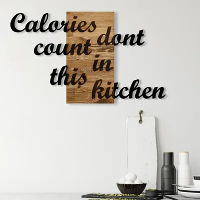 Obrázok produktu pre Wallity, Calories- SKL2188, farba orech,čierna, Ostatné bytové dekorácie, 98 x 3 x 58 cm, 100% kov (hrúbka: 1
