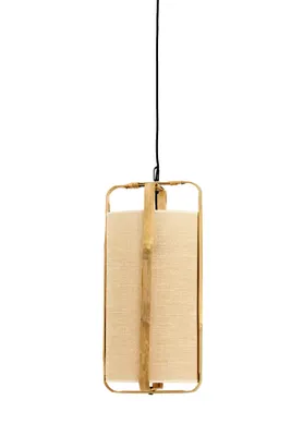 Produktbild von Light & Living - Hängelampe SENDAI - Ø32x60cm - Braun