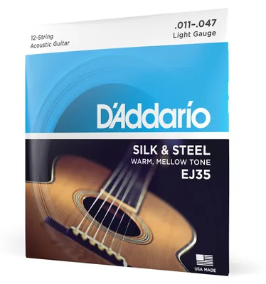 Productafbeelding van D'Addario EJ35, Gitaar, Akoestisch, 12 stuks