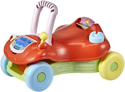 Produktbild von Playskool 2-in-1 Fahr- und Laufspaß Peppa Pig, Lauflernfahrzeug für Babys und Kleinkinder ab 9 Monaten