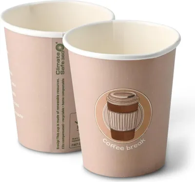 Produktbild von Kaffeepausen-Dispersionsbecher aus Papier, 250 ml, 50 Stück