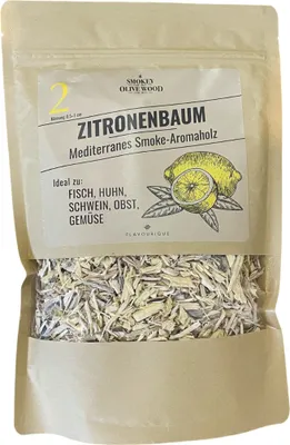 Image de Chips de bois de citronnier pour griller et fumer 1,7 L