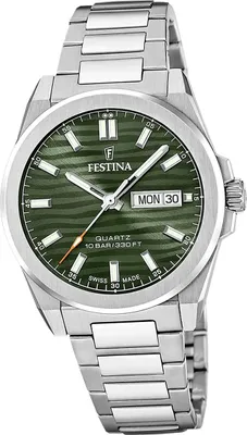 Produktbild von Festina Herrenuhr Swiss Made Armbanduhr Edelstahl silber D2UF20073/4