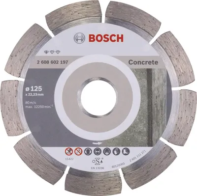Produktbild von Diamanttrennscheibe Standard for Concrete, 125 x 22,23 x 1,6 x 10 mm, 1er-Pack