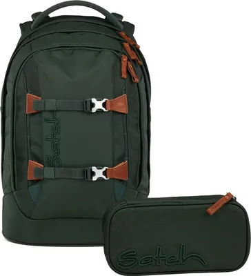 Produktbild von Satch Pack Nordic Forest Green Skandi Schulrucksack 2tlg.