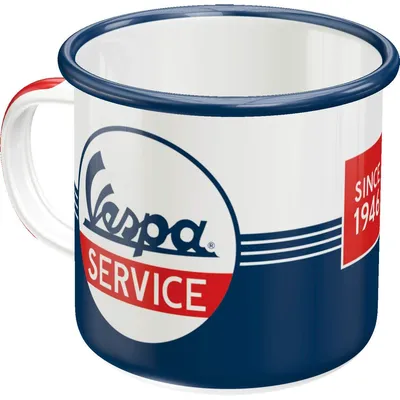 Produktbild von Nostalgic-Art - Emaille-Becher - Vespa - Vespa-Service