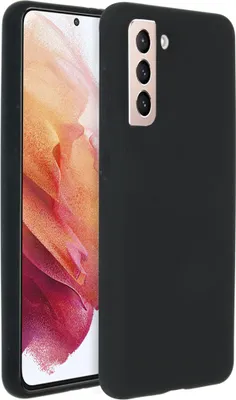 Immagine prodotto di Custodia in silicone liquido Accezz per Samsung Galaxy S21 - Nero