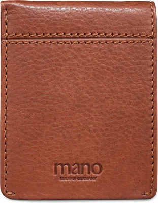 Produktbild von mano Leder Geldbörse Don Montez Mini Coin Wallet with Flap Cognac braun