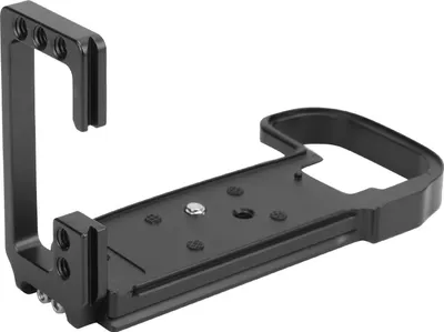 Immagine prodotto di Piastra verticale a L con sgancio rapido in lega di alluminio per accessori fotografici della fotocamera Canon R5Nero