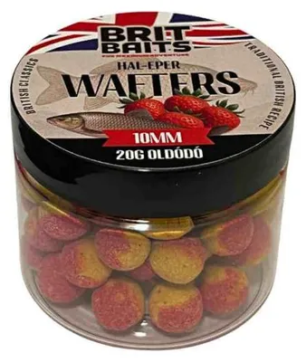Productafbeelding van BritBaits Wafters, oplosbare vis-aardbei, 10 mm