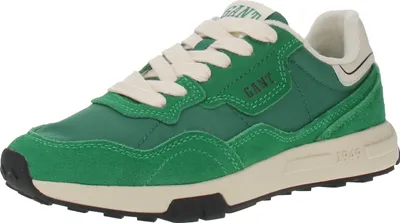 A single green Gant sneaker is shown against a white background.