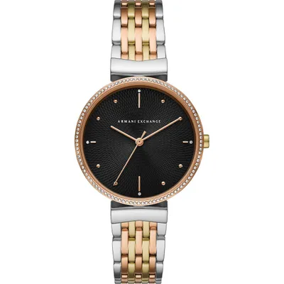 Produktbild von Armani Exchange AX5911 Damen-Armbanduhr, Edelstahl-Gehäuse, Metall-Armband