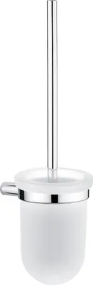 Produktbild von Nimco Bormo - Toilettenbürstengarnitur, Wandmontage, Milchglas / chrom BR 11094WN-26