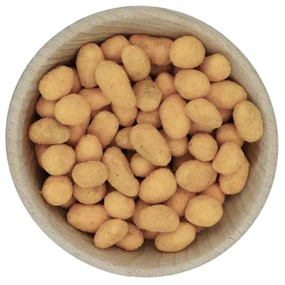 Produktbild von Erdnüsse im Teigmantel BBQ-Panade 250 g | Würzig-knuspriger Snack für unterwegs