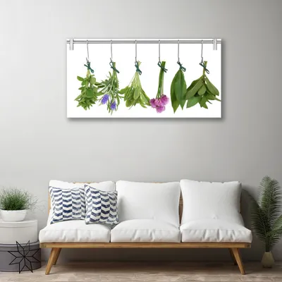 Produktbild von Tulup Leinwand-Bilder 100x50 Wandbild Canvas Kunstdruck Blumen Blätter Pflanzen
