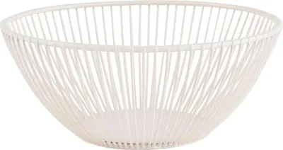 Produktbild von APS 30426 Korb SVART, Metall, Ø 20 cm, Höhe 8 cm, weiß