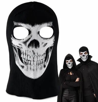 Halloween Skelettmaske Geist – Gruseliges Kostümzubehör