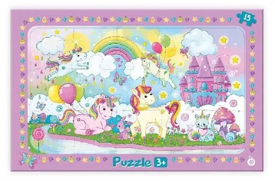 Produktbild von Trötsch Rahmenpuzzle Einhornwelt