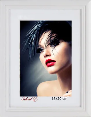 Produktbild von Artos Holz Bilderrahmen Acrylglas Plexi Lifestyle Foto Rahmen Collage Wanddeko Poster - Farbe: Weiß | Format: 15x20