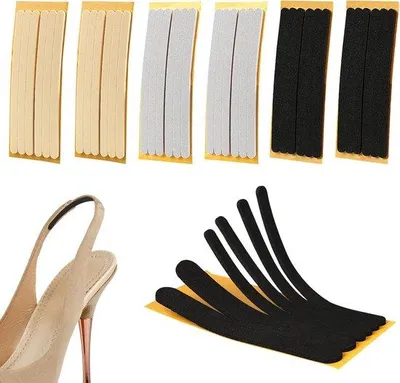 Produktbild von 36 Stück Frauen Riemenkissen-Inserts Anti-Slip-Hiel-Vorlagen, selbstklebende Kissen-Inserts Hiel-Grips Schuh-Pads verhindern auszugleiten Bandagen Fußschutz für Damen Vorlagen