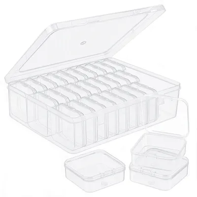 Obrázek produktu pro Úložné boxy na šperky a korálky s 30 přihrádkami