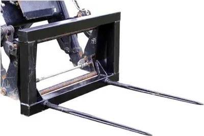 Produktbild von Ballengabel mit Euro-Aufnahme und 2 Zinken in 810mm Ballentransportgabel