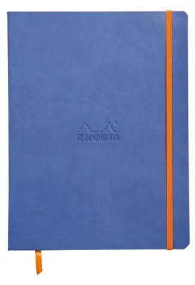 Image de Carnet de notes Flex 19x25cm ligné 90g/qm 80 feuilles bleu saphir