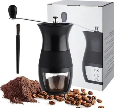 Immagine prodotto di Macinacaffè manuale nero per espresso
