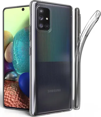 Obrázek produktu pro Ochranné pouzdro Wisam pro Samsung Galaxy A71 5G 6,7" – silikonové průhledné pouzdro