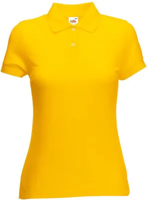 Produktbild von Fruit of the Loom - Lady-Fit 65/35 Polo - Sunflower - S