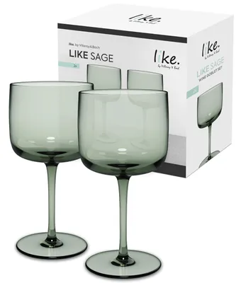 Produktbild von like. by Villeroy & Boch – Like Glass Weinglas Grün, Spülmaschinenfest, Gläser, Weingläser, Trinkgeschirr, Kristallglas