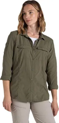 Produktbild von Craghoppers Nosilife Adventure Iii Langarmhemd Grün 48 Damen Grün 48