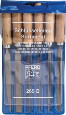 Produktbild von Schlüsselfeilensatz L.100mm Hieb 2 Ku.-Tasche PFERD