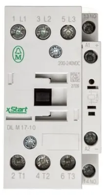 Obrázek produktu pro Spínací relé Eaton, 3pólové, 380 V, 400 V, 7,5 kW, 1 S, RDC 240: 200–240 V DC, stejnosměrné ovládání, šroubové svorky 277021