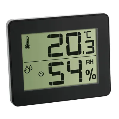 Produktbild von Digitálny termo-hygrometer, čierny