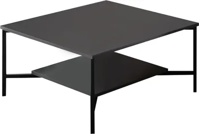 Image de Skye Decor, Black Line - Anthracite, Noir, Tables basses, Anthracite, 80 x 40 x 80 cm