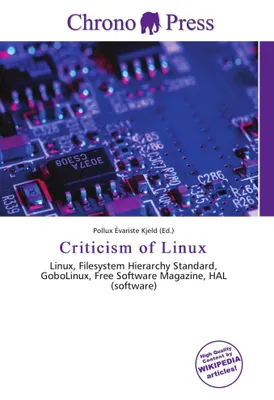 Produktbild von Criticism of Linux