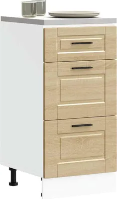Produktbild von Möbel Küchenunterschrank Porto Sonoma-Eiche Holzwerkstoff - Küchenschränke 854223