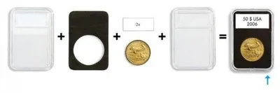 Produktbild von Münzkapseln QUICKSLAB, Innendurchmesser 20 mm