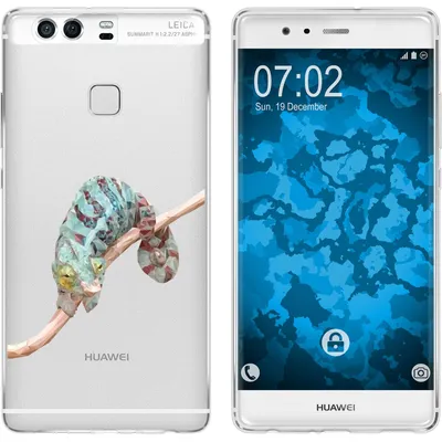 Produktbild von PhoneNatic Case kompatibel mit Huawei P9 Silikon-Hülle Vektor Tiere Camelion M7