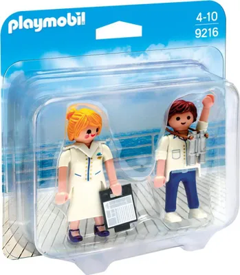 Produktbild von PLAYMOBIL 9216 - Duo Pack Stewardess und Offizier