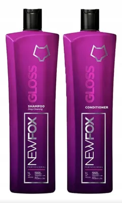 Produktbild von Fox Gloss Keratin Hair Treatment Set Shampoo + Spülung 2×1000 ml