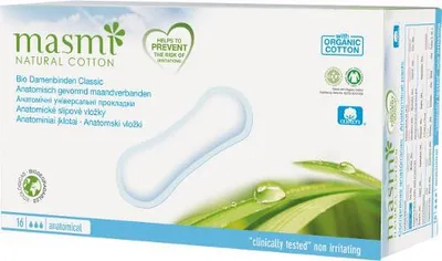 Produktbild von Bio Damenbinden Classic 100% Baumwolle Masmi 1X16 St