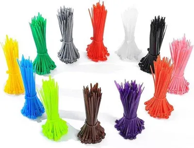 Produktbild von Kabelbinder Set, 12 Farben, aus PA66-Nylon, UV- und Hitzebeständig